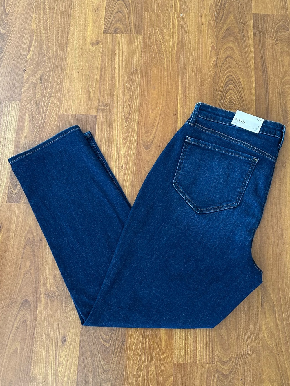 NYDJ Sheri Slim Jeans In Color Cooper Blue Size W14